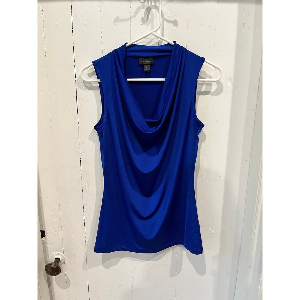 Worthington Sleeveless Blouse Shirt Top size small